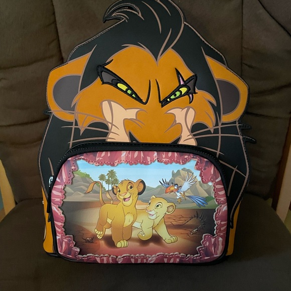 Disney Loungefly Lion King Villains Scenes Scar backpack - Picture 1 of 9